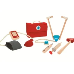 Bolso-maletín médico con accesorios de madera - PlanToys
