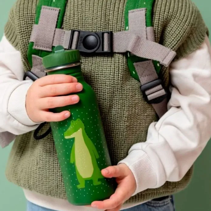 Botella acero inoxidable verde caimán 500 ml - Trixie