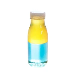 Botella de plástico transparente con tapón 200 ml