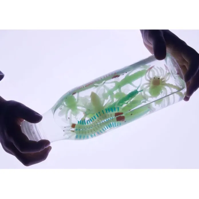 Botella de plástico transparente con tapón 200 ml