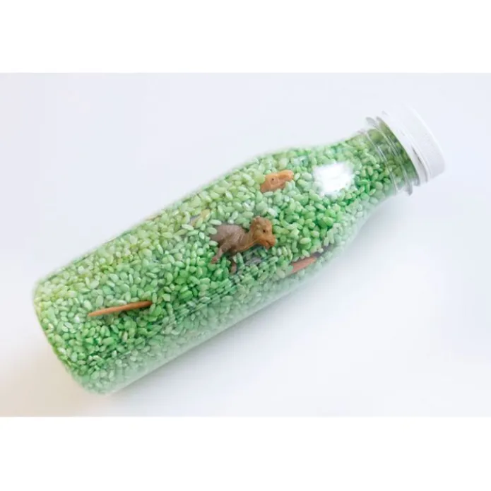 Botella de plástico transparente con tapón 200 ml