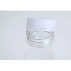 Botella de plástico transparente con tapón 500 ml