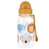 Botella de tritán con pajita Animal Friends 500 ml - Tutete