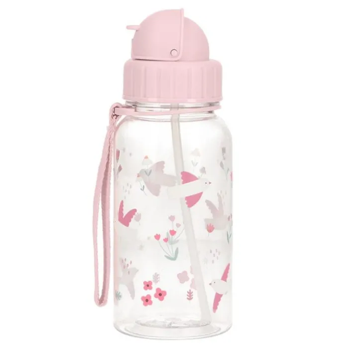 Botella de tritán con pajita Blossom Birds 500 ml - Tutete