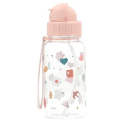 Botella de tritán con pajita Naturaleza Geometric Nature 500 ml - Tutete