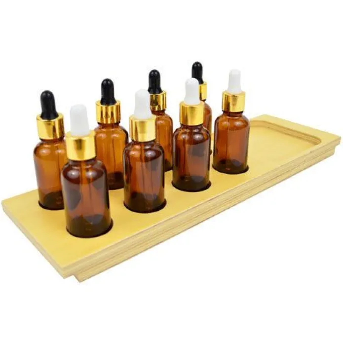 Botellas de sabores con bandeja - Montessori
