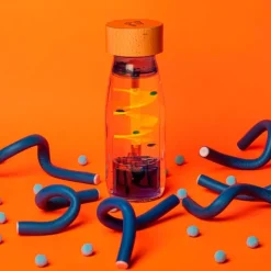 Botella sensorial azul Move Bottle Spiral - Petit Boum