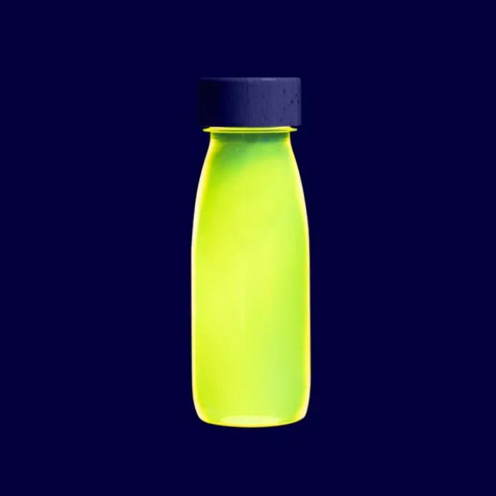 Botella sensorial flotante amarilla (brilla oscuridad) Float Bottle - Petit Boum