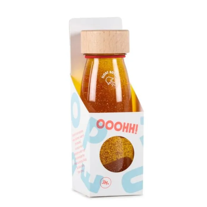 Botella sensorial flotante naranja Float Bottle - Petit Boum