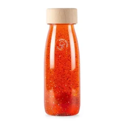 Botella sensorial flotante naranja oscuro Float Bottle - Petit Boum
