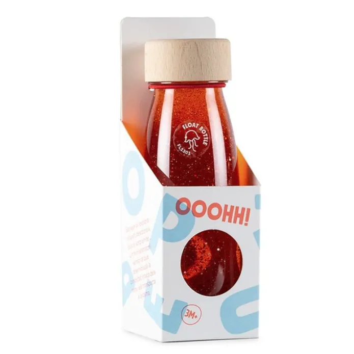 Botella sensorial flotante naranja oscuro Float Bottle - Petit Boum