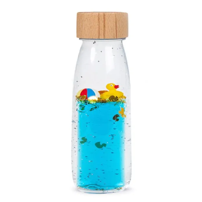 Botella sensorial flotante Pato Move Bottle Ducky - Petit Boum