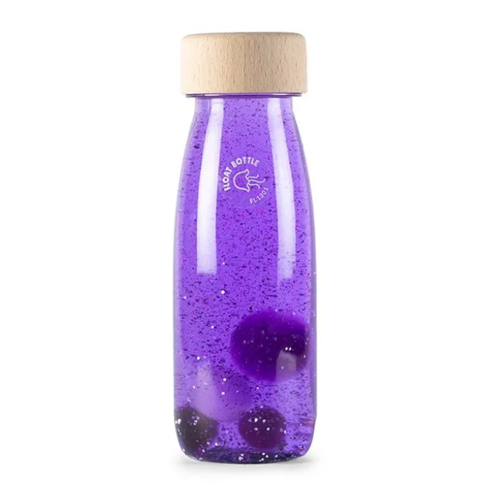 Botella sensorial flotante púrpura Float Bottle - Petit Boum