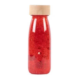 Botella sensorial flotante roja Float Bottle - Petit Boum