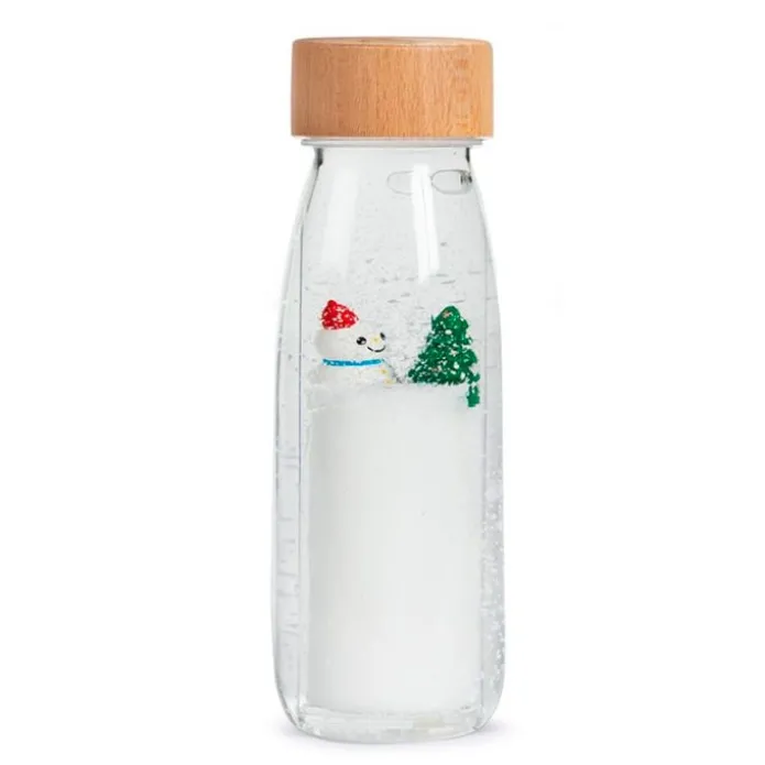 Botella sensorial Navidad Move Bottle Winter - Petit Boum