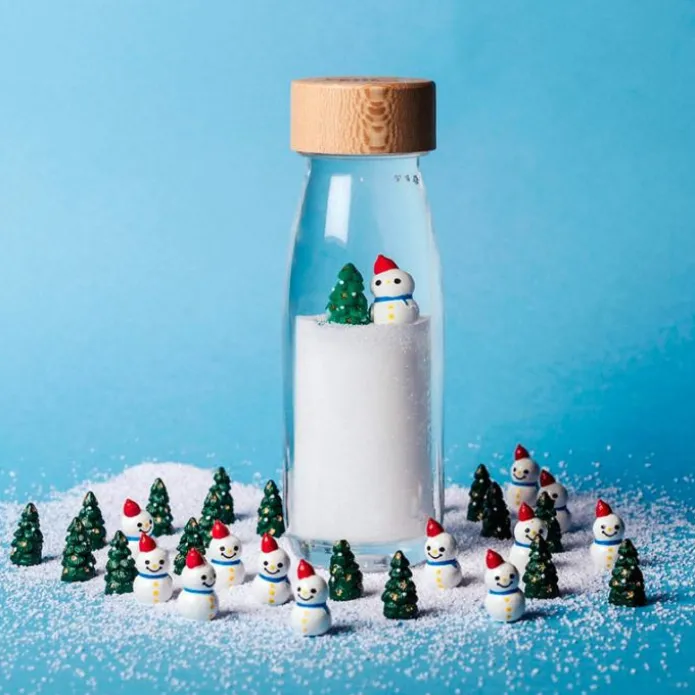 Botella sensorial Navidad Move Bottle Winter - Petit Boum