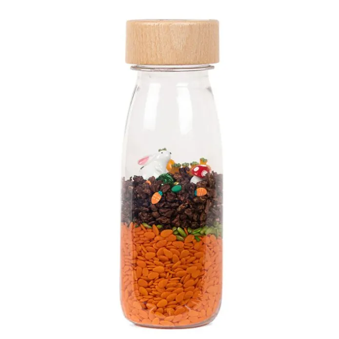 Botella sensorial sonido virutas conejo Rabbit Sound Bottle - Petit Boum