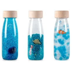 Botellas sensoriales Mar Float, Sound y Spy Bottles (3) - Petit Boum