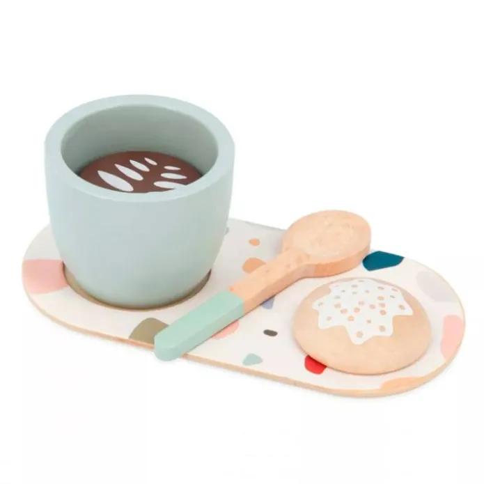 Cafetera de madera con accesorios - Janod