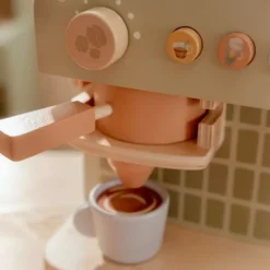 Cafetera de madera con accesorios - Little Dutch