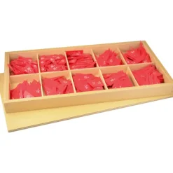Caja con fracciones de 1/11 a 1/20 - Montessori
