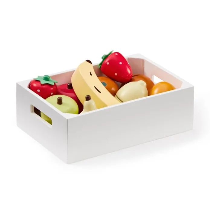 Caja con 9 frutas de madera - Kid's Concept