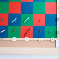 Caja con números para tableros de ajedrez - Montessori