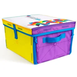Caja convertible en alfombra para piezas magnéticas - Magna-Tiles
