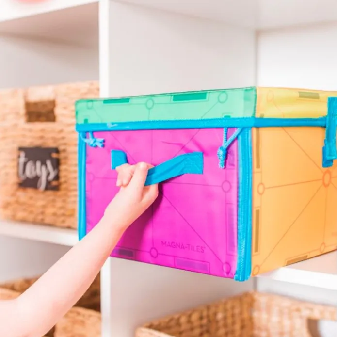 Caja convertible en alfombra para piezas magnéticas - Magna-Tiles
