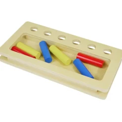 Caja de madera con cilindros - Montessori