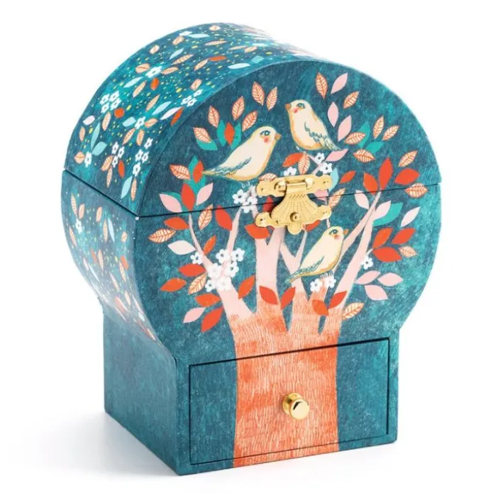 Caja de madera musical pájaros - Djeco