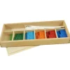 Caja de madera para fracciones decimales - Montessori