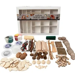 Caja de manualidades naturaleza: arcilla, madera, cuerda Creative Box - Creativ Company