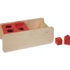Caja de permanencia de madera 4 formas - Montessori