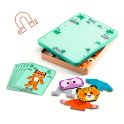 Caja metálica Inzebox Mix'n'match animales - Djeco