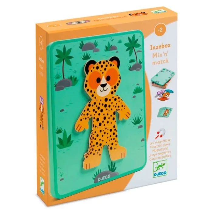 Caja metálica Inzebox Mix'n'match animales - Djeco