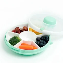 Caja para snacks giratoria Spinner verde menta - GöBe