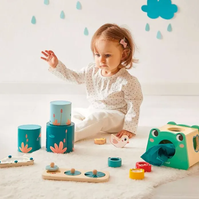 Caja regalo set de 4 juegos +12 meses - Janod