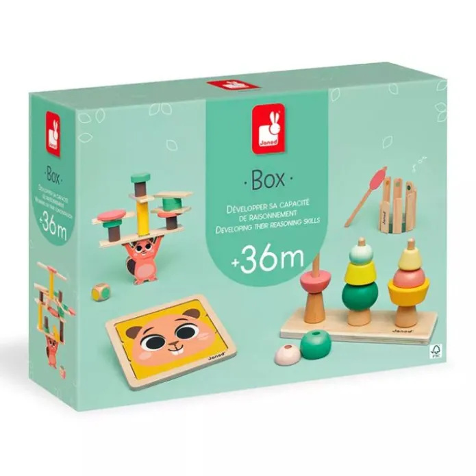 Caja regalo set de 4 juegos +36 meses - Janod