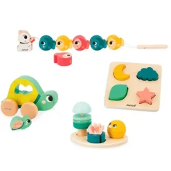 Caja regalo set de 4 juegos +18 meses - Janod