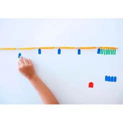 Cajas con flechas para cadenas de 100 y 1000 - Montessori