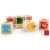 Cajas de madera con encajes y cierres Peekaboo (6) - Guidecraft