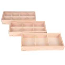 Cajas de madera para descubrir y clasificar (3) - Tickit