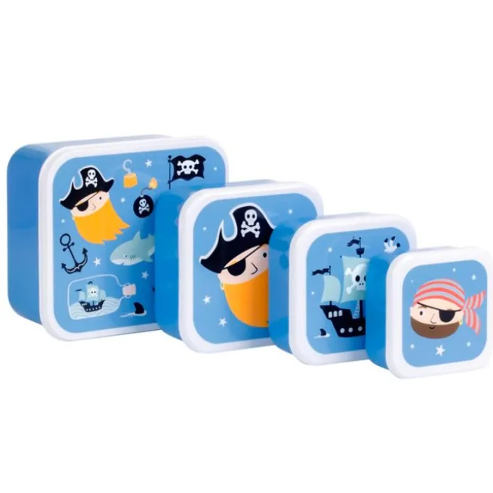 Cajas para almuerzo y snacks Piratas (4) - A Little Lovely Company