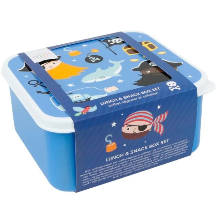 Cajas para almuerzo y snacks Piratas (4) - A Little Lovely Company