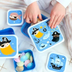 Cajas para almuerzo y snacks Piratas (4) - A Little Lovely Company