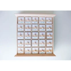 Cajonera de madera con 25 cajones pequeños - Artemio