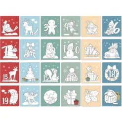 Calendario de Adviento para colorear - Little Dutch