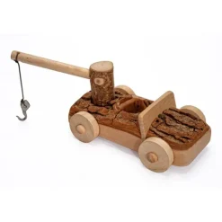 Camión con grúa de madera - Magic Wood