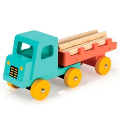 Camión maderero con remolque de madera - Mentari